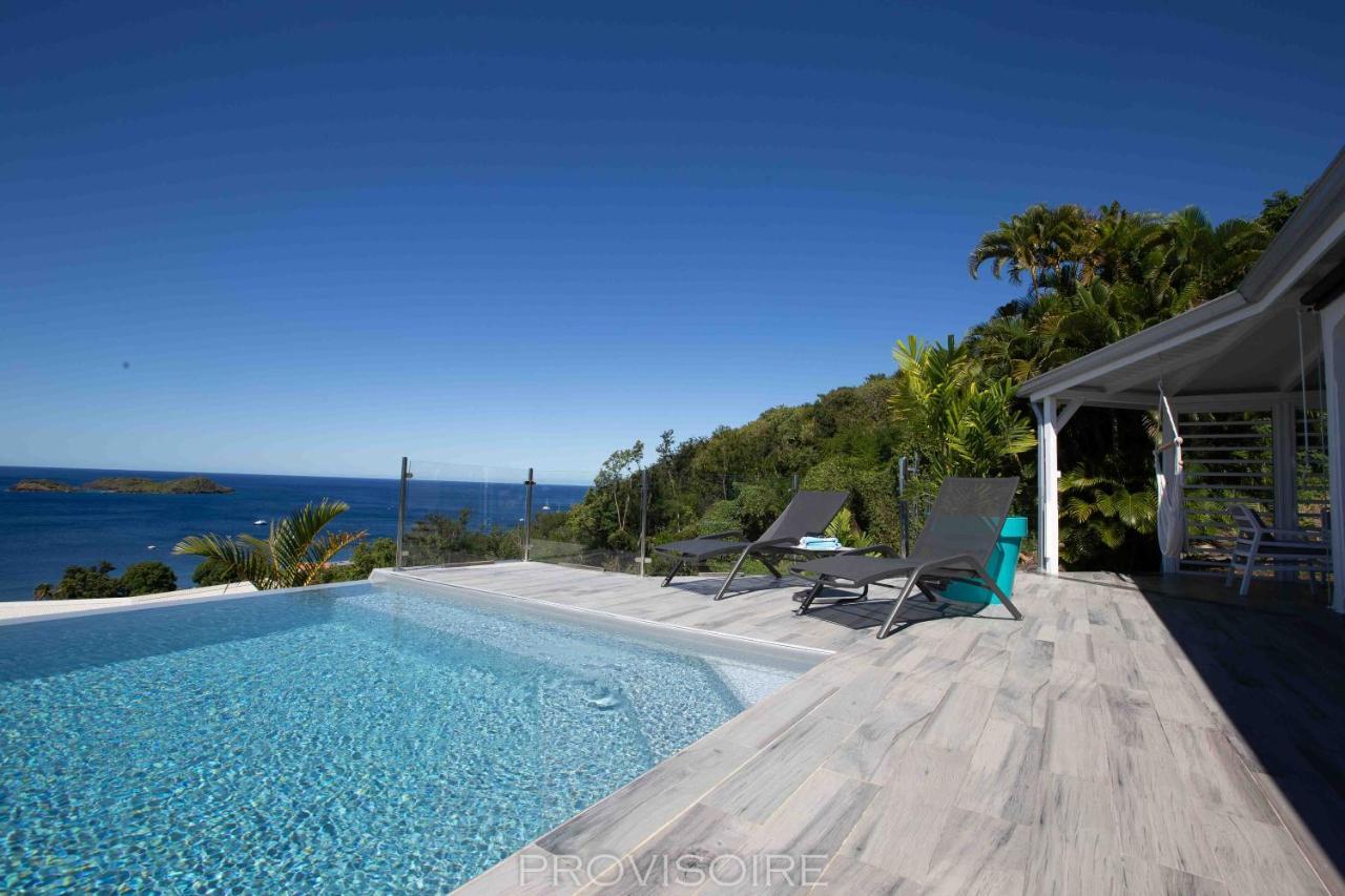 Sunset Palm - Villa Creole Avec Piscine Face Au Coucher De Soleil Et A La Reserve Cousteau Bouillante Exterior foto