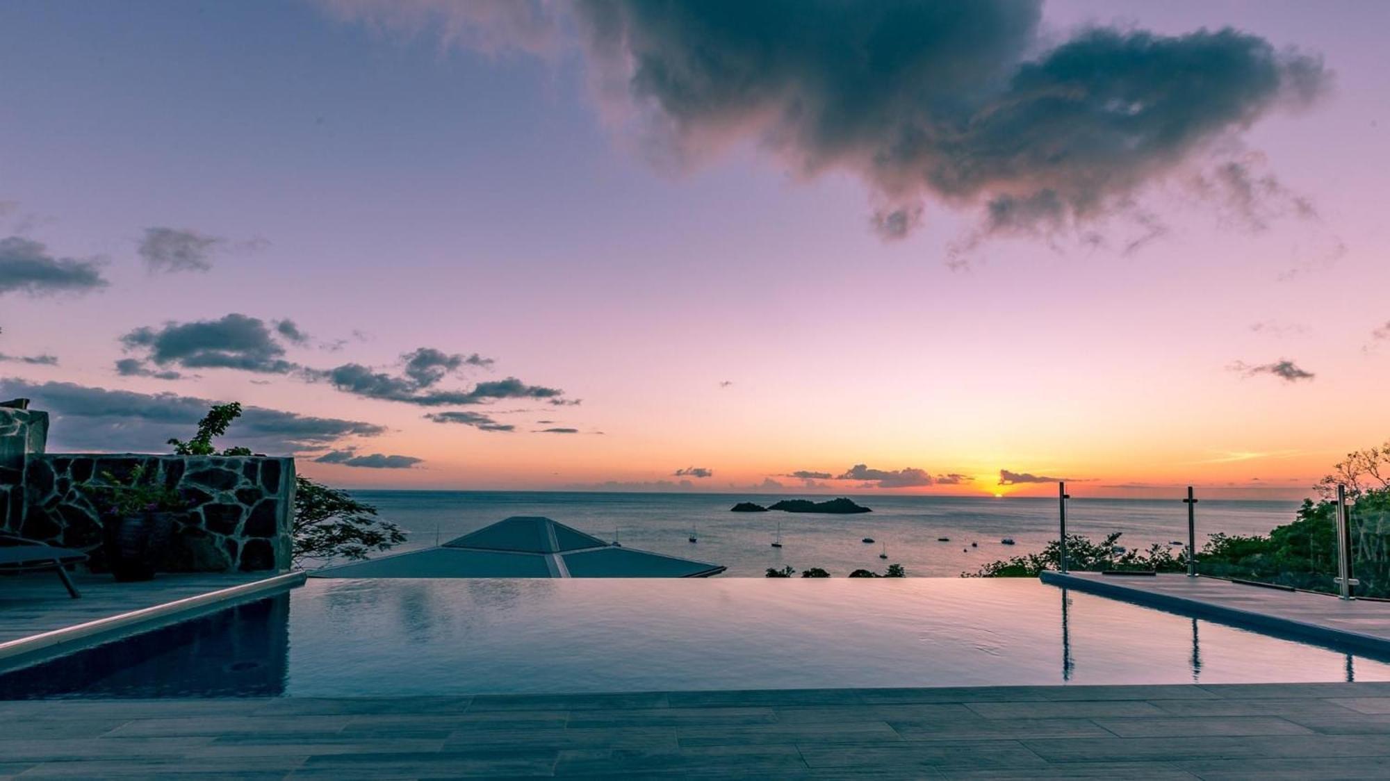 Sunset Palm - Villa Creole Avec Piscine Face Au Coucher De Soleil Et A La Reserve Cousteau Bouillante Exterior foto